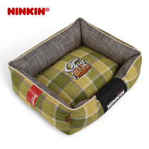 Ninkin New Plaid Dog Nest Matchup Dog Kirkefa Fight Infighting Biumo Meghi Doll Dog Bed Can Be Torn Apart