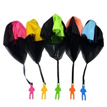 Childrens hands parachute small toy kindergarten teaching kitchen chicken air drop small outdoor park parent game