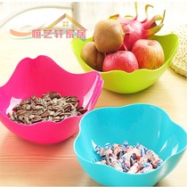 Cute storage box candy plate home modern living room bread basket rattan plastic basket creative fruit basket