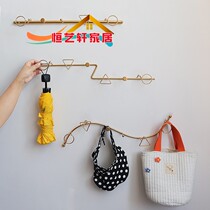 Door back hook Hole-free wall hanger Bedroom door pylons Wall storage shelves Clothes hoodie hooks