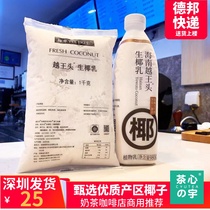 Yuewangtou coconut raw coconut Coconut extract Frozen raw coconut milk Milk Coffee Milk tea Dessert shop commercial raw materials