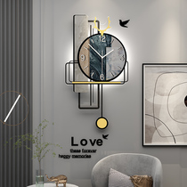 Deer head wall clock light luxury living room clock Fashion Home creative wall clock modern simple Nordic atmospheric wall watch