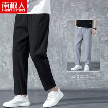Antarctic 2021 summer new casual pants mens youth trend ankle-length pants mens loose Korean sports pants men
