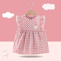 Baby vest-type waterproof cute princess hood baby boy sleeveless anti-wear summer eating purse thin and breathable