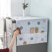 Refrigerator Cover Cloth Washing Machine Hood Single Open Double Door Drum Microwave Oven Anti-Ash Cashier Bag Type Anti-Oil Dust Cover