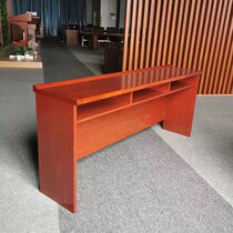 Office podium conference table training long bar table and chair combination solid wood podium creative spot