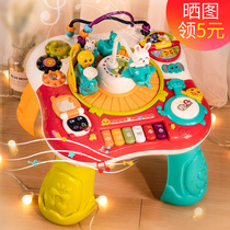 Baby Game Table ji mu zhuo the SQL statements are run and returned results are assembled seven 8 eight 9-month-old baby puzzle toys table child multi-function