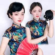  Fake bangs fluffy invisible roll bangs wig Female Qi bangs simulation hair wig film invisible incognito oblique flow sea film