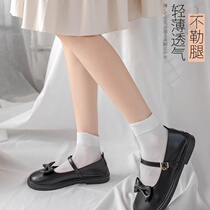 Stockings thin velvet Academy style white stockings summer with jk socks uniform mid-tube Ice Socks Socks