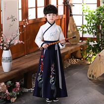 Child Han clothes boy National school clothes girl ancient dress jacket dress baby Tang fit Spring and autumn Primary school Childrens Three Words Acted Out