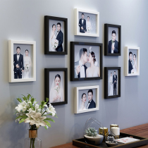 Photo wall decoration non-hole photo frame combination living room background wall simple creative wall hanging wall Photo Wall photo album