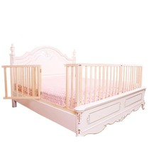 Bed fence three-sided combination baby anti-fall childrens fence Solid wood bed fence 1 8 meters 2 meters 1 5 meters large bed