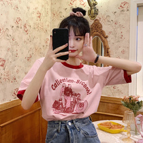 2021 new summer net red Korean version loose Europe and the United States super fire small man 150 wild casual ins tide on the female