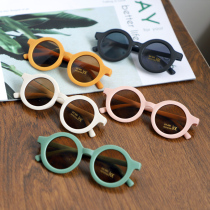 Baby Sunglasses Foreign Air 100 Hitch Kiddie Frame Glasses Metalens Sunglasses Sunglasses Sunglasses Fashion Tide Cool Summer