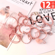 Tie hair band head rope female 2019 new Korean version of leather band female ins Mori Hairband black simple cute