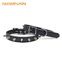 Pet collar durable rivet dog collar collar walking dog rope pet supplies spot direct sales