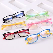 Childrens anti-blue light anti-radiation glasses computer fatigue kid watching mobile phone male and female students anti-myopia eye protection eye protection