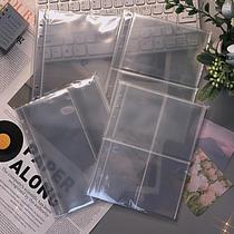A5 loose-leaf 6-hole core transparent high-definition 4-cell slip bag inner page bag postcard 3 inch polaroid photo storage bag