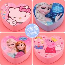 Childrens jewelry box Princess suit necklace girl cosmetic box hair accessories storage box baby cute jewelry small box