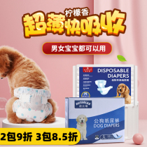 Norbili male dog female dog diapers teddy bear pants female menstrual sanitary napkins pet diapers