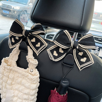 High-end car seat back seat back seat car rear love bow hook car seat back hook car