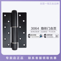 Dinggu hardware invisible door hinge Automatic door closer buffer hydraulic damping spring self-closing hinge regardless of left and right