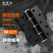 Sozno invisible door hinge automatic closing door closer hydraulic buffer spring door hinge hidden door damping closure