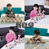 Childrens Hercules stacked blocks toys early education desktop parent-child interactive game benefits intelligence balance stacking height