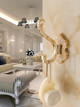 European-style clothes hook single hook wardrobe clothes adhesive hook wall hanging single coat hook Nordic Wall hanger-free hole