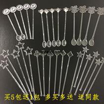 Acrylic star color Art stick juice stick juice stick plastic mixing stick coffee milk tea 30