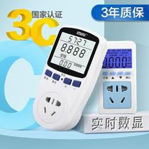 Monitoring power computer display power consumption electricity consumption detector monitor power detection watt-hour meter metering