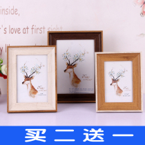 Nordic Creative Photo Frame 5 6 7 8 10 12 inch A4 Simple Retro Pattern Wall 16 inch A3 Customized Frame