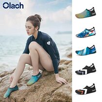 Beach socks shoes for men and women diving snorkeling children involved in water Anadromous swimming shoes Soft shoes Anti-slip anti-cut barefoot sticking skin shoes