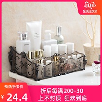 Dressing table powder eye shadow Tray storage box desktop lipstick skin care rack cosmetics finishing box