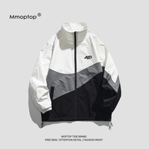 MMOPTOP2022 Spring and Autumn New Trend Retro Flight Jacket Mens Ins Tide Brand Stand Collar Couple Jacket Men