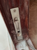 Dark plug lock stainless steel hidden bolt lock lock lock double door latch thick World dark Bolt 6 inch round head