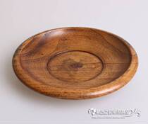 Special tableware for Mongolian meal solid wood plate Mongolian style dining utensils diameter 11cm