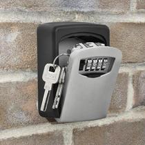 Outdoor anti-theft code lock key storage box wall-mounted door entrance door spare home card safe deposit box