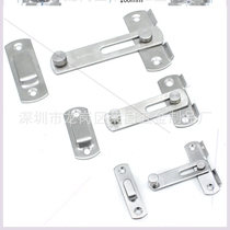 304 stainless steel door buckle latch safety bolt Sliding door buckle Small pet cage door lock buckle