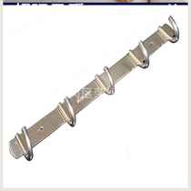 Multi-specification wall-mounted solid thickened stainless steel hanging hook Bathroom pendant kitchen and bathroom row hook