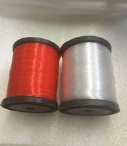 Nylon line red rope masonry ground with red line wall line construction line single-strand fish bricklayer plastic wire construction