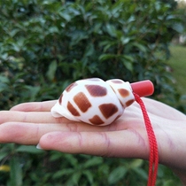 Natural shell whistle big conch horn conch horn shell snail crafts creative gifts childrens toys blowing