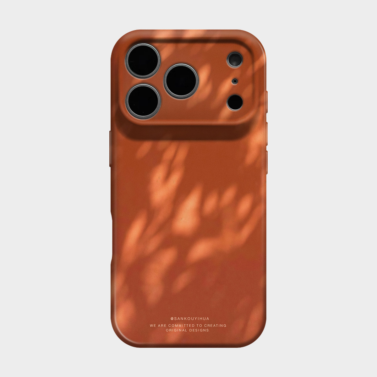 Red Wall Minimalist — Sunflower Cat & Cow Horse iPhone Case
