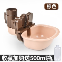 Hanging pet drinking fountain Cat dog cat cage Fixed drinking fountain Feeding water 500ml drinking fountain Water bowl