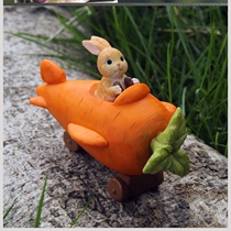 Creative cute radish rabbit ornaments decorative flower pots micro landscape birthday exquisite small gifts to give boyfriend gifts