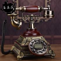 Antique telephone landline Home European wired fixed wireless card Retro telephone Classical American
