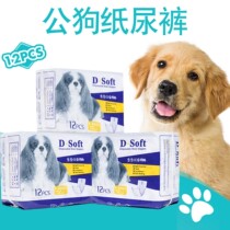 Diapers puppies diapers large and medium-sized male dogs bitches pads pet underpants Teddy for out