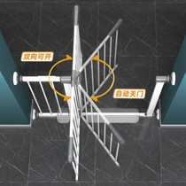 Barrier fence blocking folding Port cat anti-jumping drop partition children and children staircase guard kitchen enclosure safety