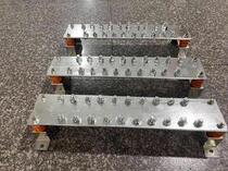 Bus bar terminal perforated copper plate rack type nickel plated Post insulator bracket national standard machine room ground row