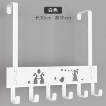 Large coat rack hanging bag row hook Wall carbon steel traceless sticky iron living room removable nail free door rear adhesive hook